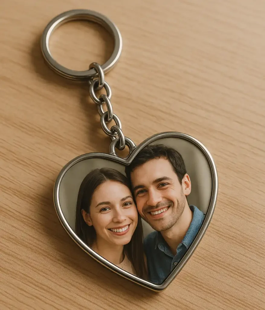 Llaveros de Corazón Personalizado