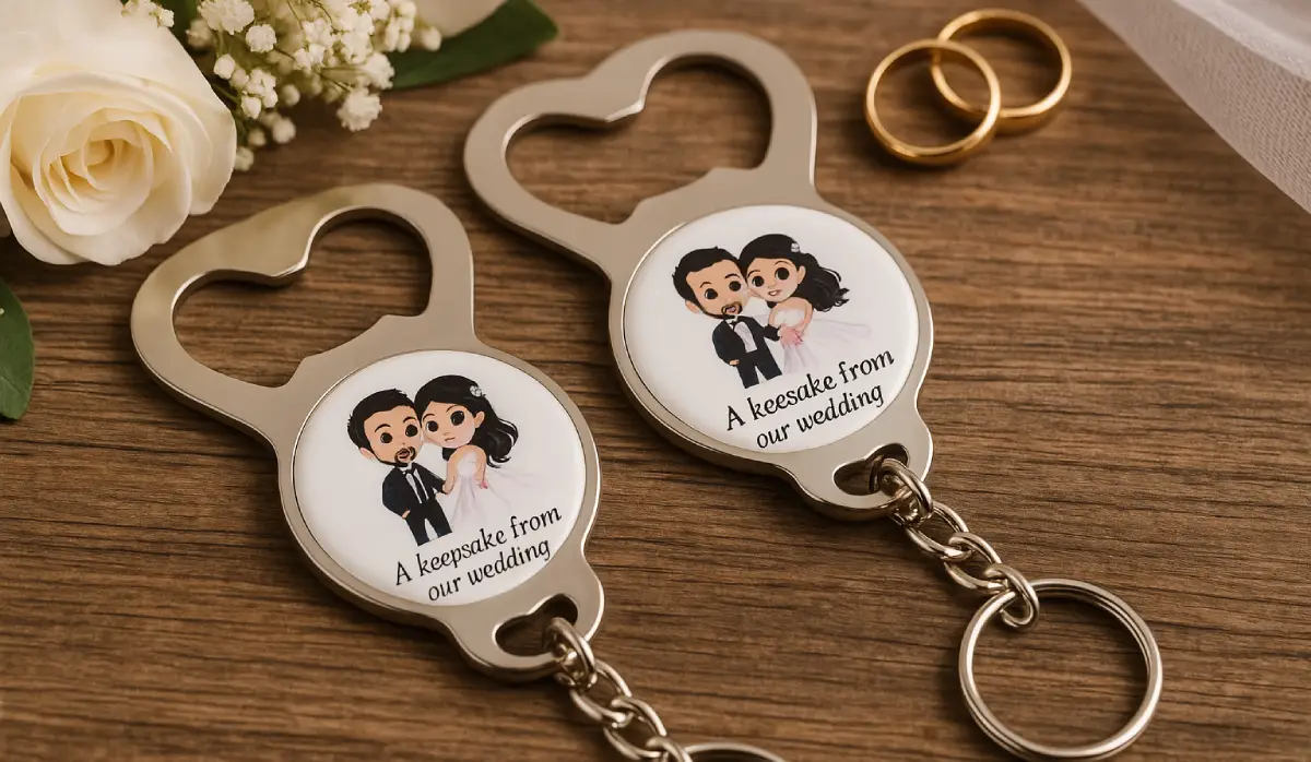 llaveros personalizados para boda