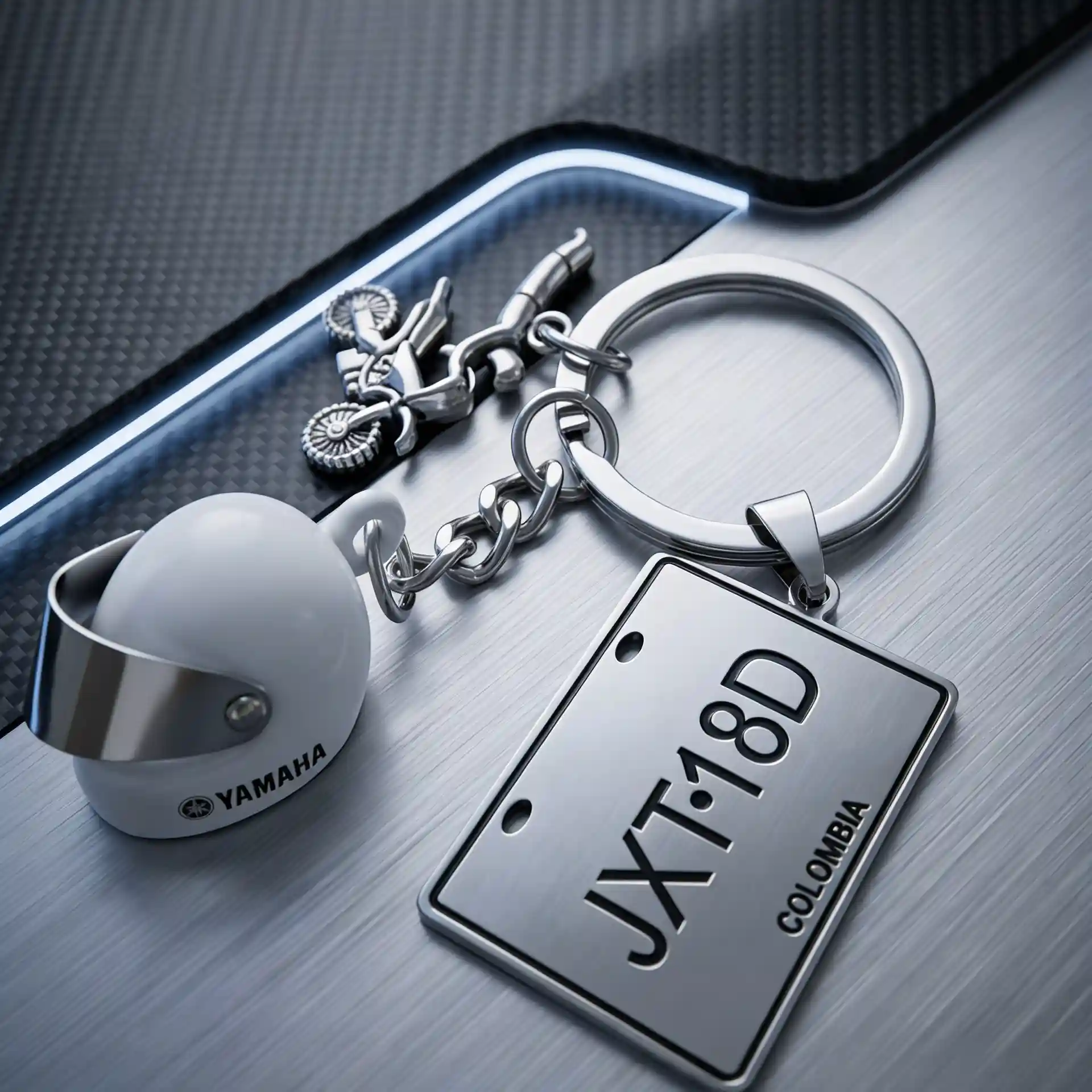 llaveros para moto personalizados